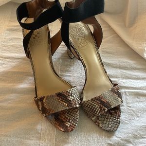 Vince Camuto Snake Skin Heels